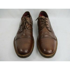 Ben Sherman Birk Plain-Toe Leather Derby Oxford Men's dress Shoes.